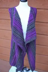 Brandywine Falls Vest crochet pattern
