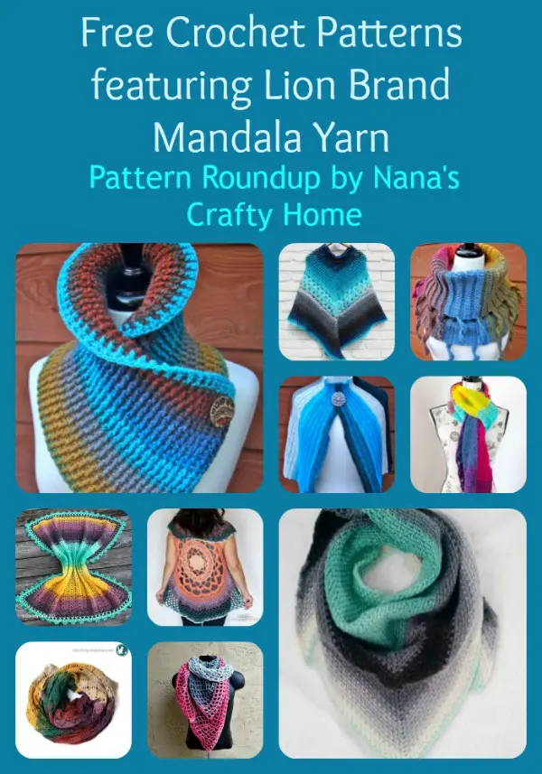 Crochet Pattern Roundup featuring Lion Brand Mandala Yarn
