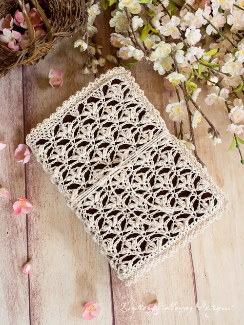 Lace Book Bible Cover by Kirsten Holloway Designs
