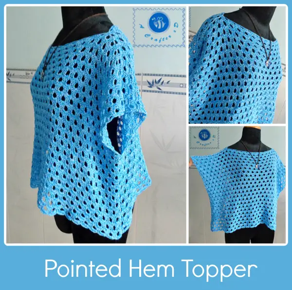 Pointed Hem Topper by Be a Crafter