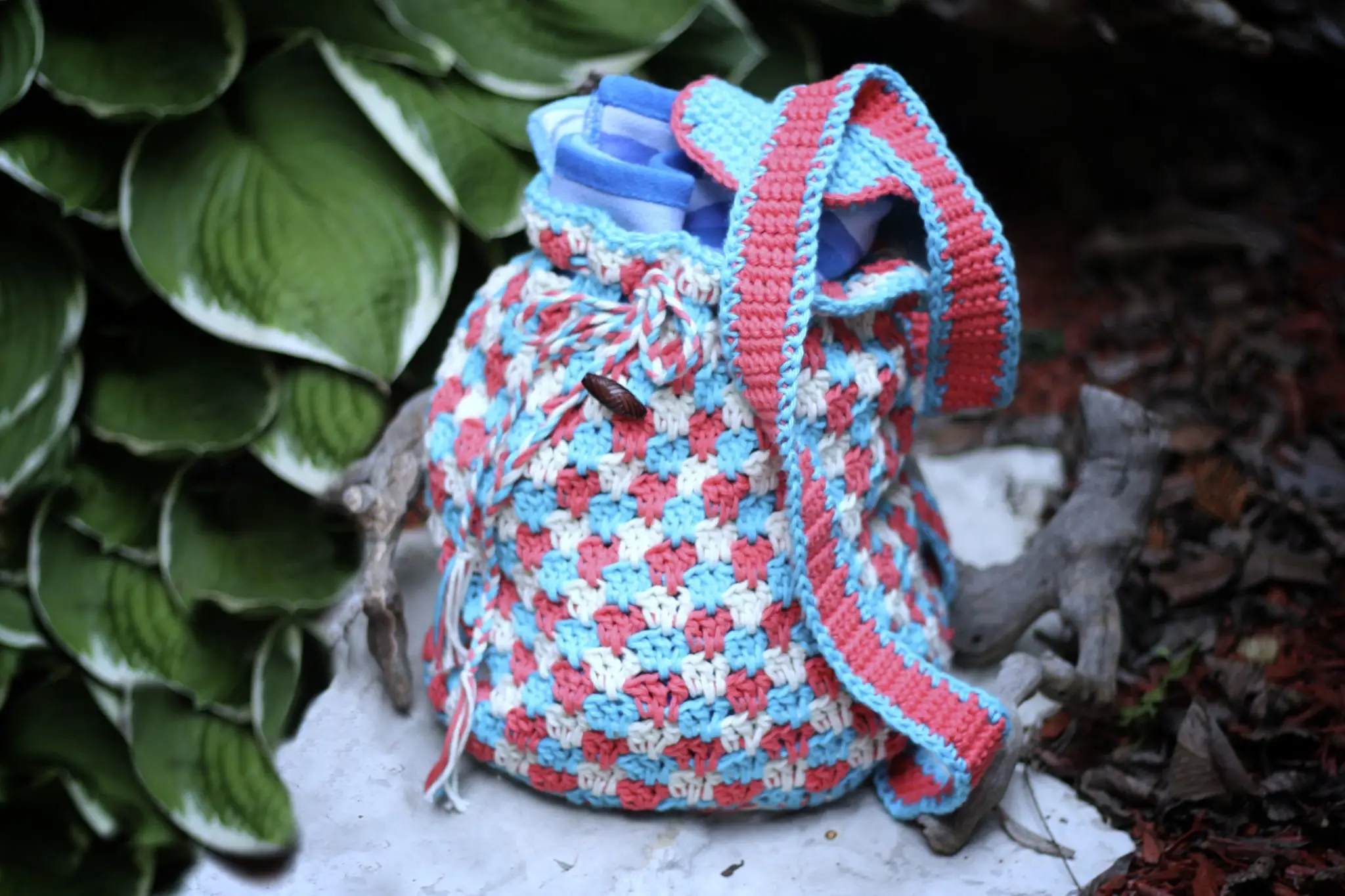 Everything's Beachy Bag free crochet pattern