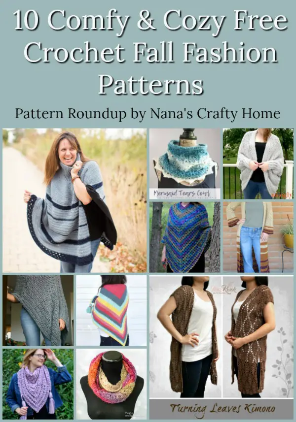 10 Comfy & Cozy Fall Fashion Free Crochet Pattern Roundup