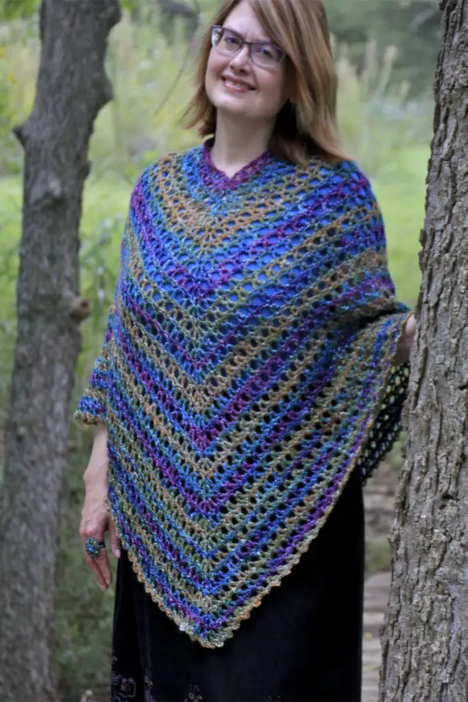 Midnight Madness Poncho Free Crochet Pattern Video Tutorial