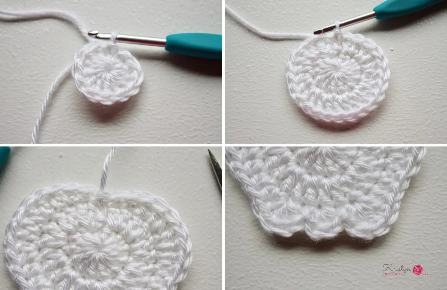 Apple Granny Square free crochet pattern