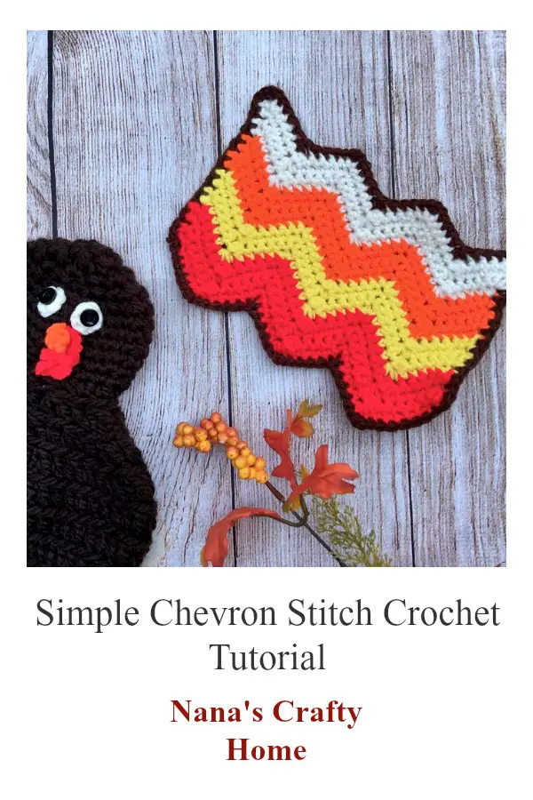 Simple Chevron Crochet Stitch Tutorial