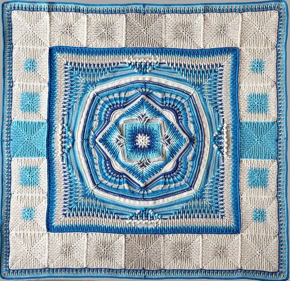 Elements CAL Blanket free crochet pattern by Hooks & Yarn