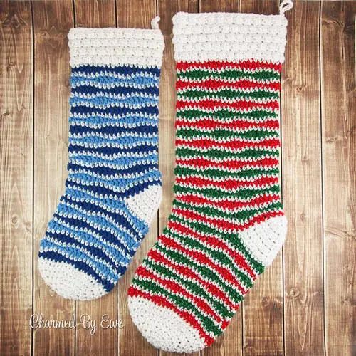 Crochet Christmas Stocking pattern roundup