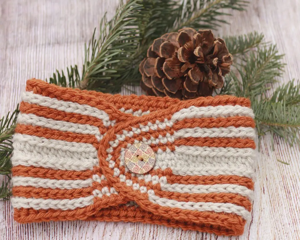 Fast Track Head Wrap Ear Warmer free crochet pattern video tutorial