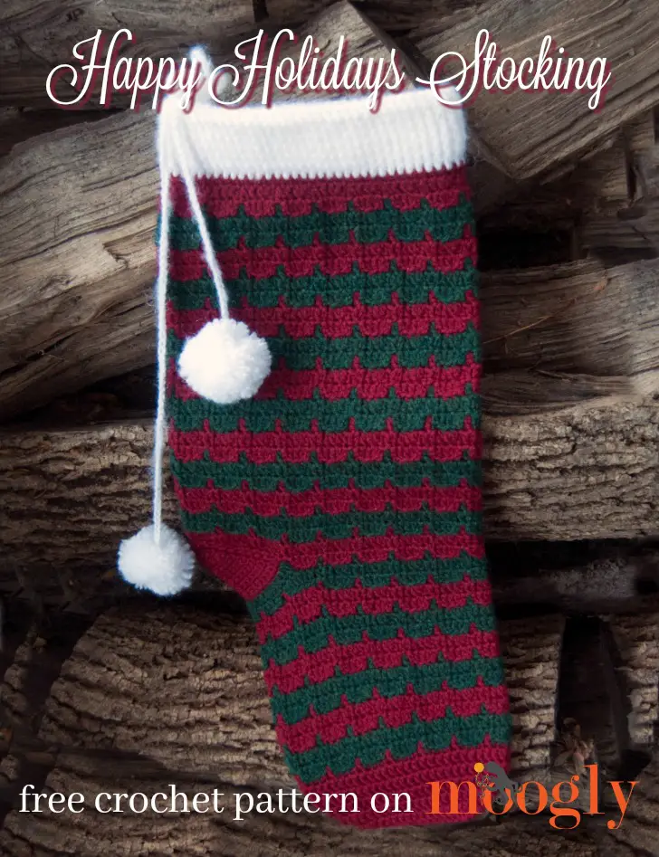 Free Crochet Christmas Stocking pattern roundup