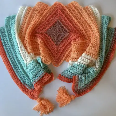Wrap Me in Sunshine Shawl Complete Video Tutorial