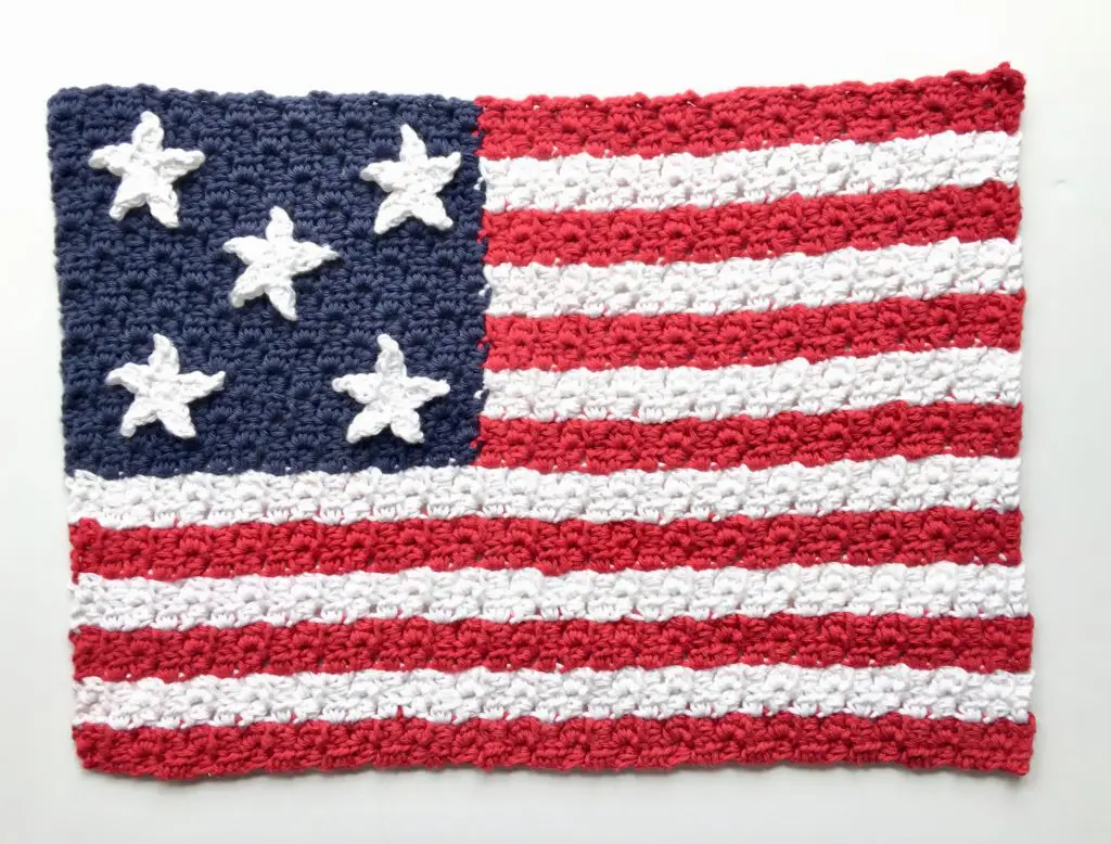 American Flag Placemat flat