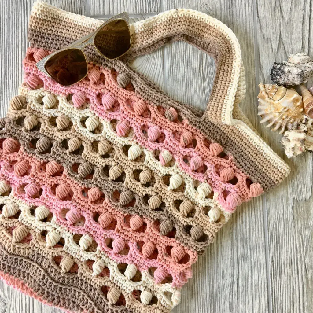 free crochet tote market bag pattern