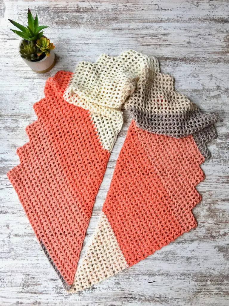 Desert Sands Scarf Free Crochet Pattern
