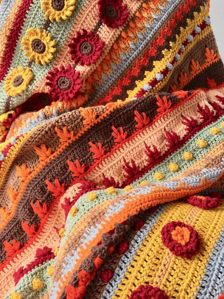 Autumn Rhapsody Blanket CAL Announcement free crochet pattern