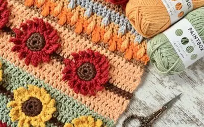 Stitch Sampler Autumn Rhapsody Blanket CAL Announcement free crochet pattern