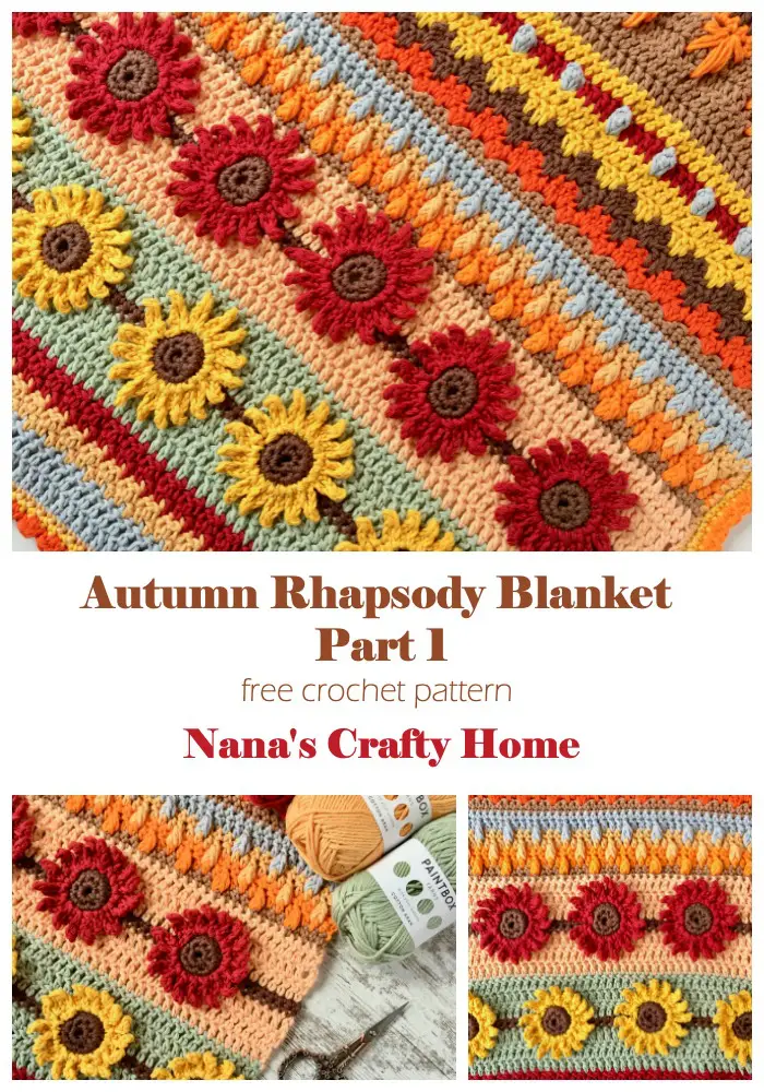 Autumn Rhapsody Blanket CAL Part 1 Free Crochet Pattern
