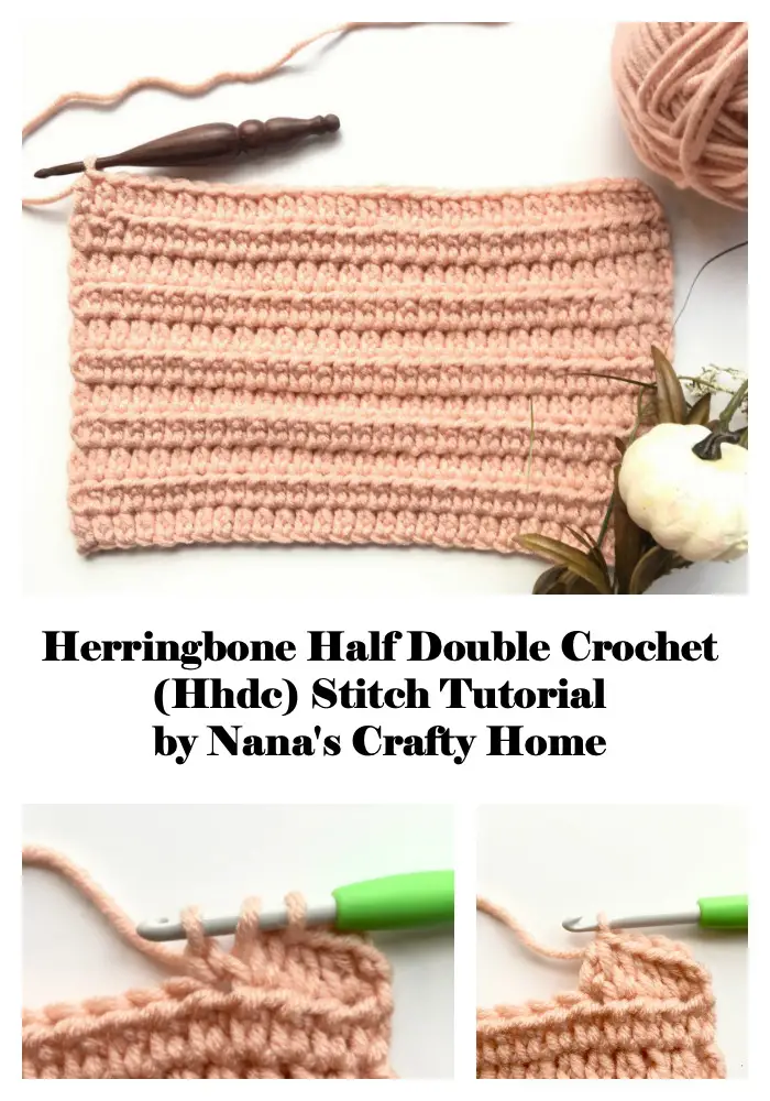 Herringbone Half Double Crochet (Hhdc) Stitch Video Tutorial