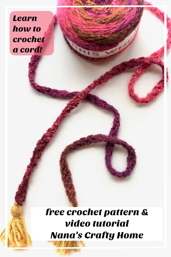 Crochet Cord tutorial