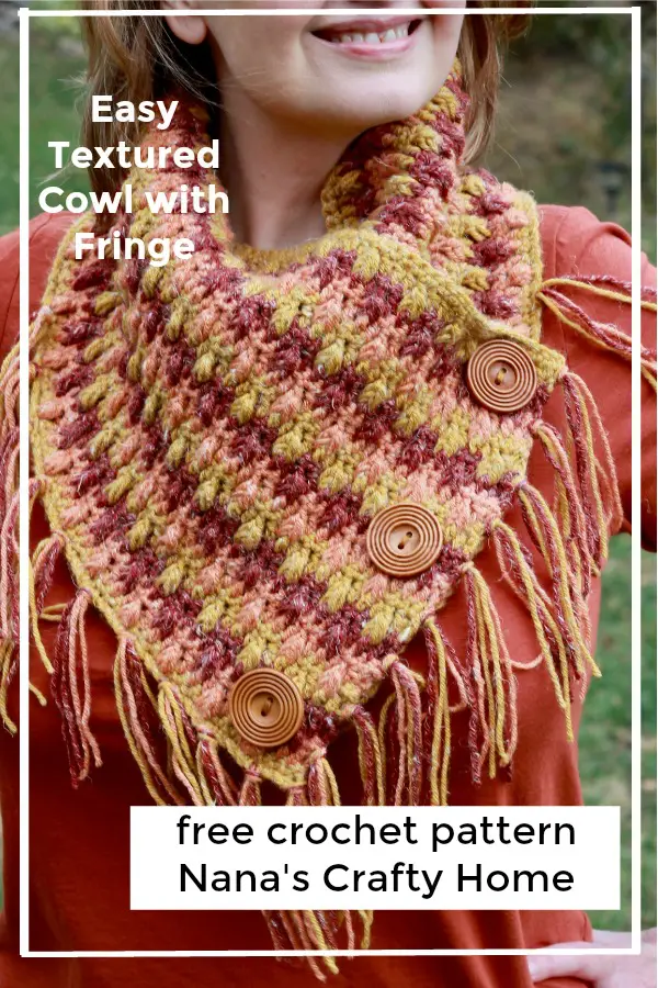 Falling Leaves Cowl free crochet pattern