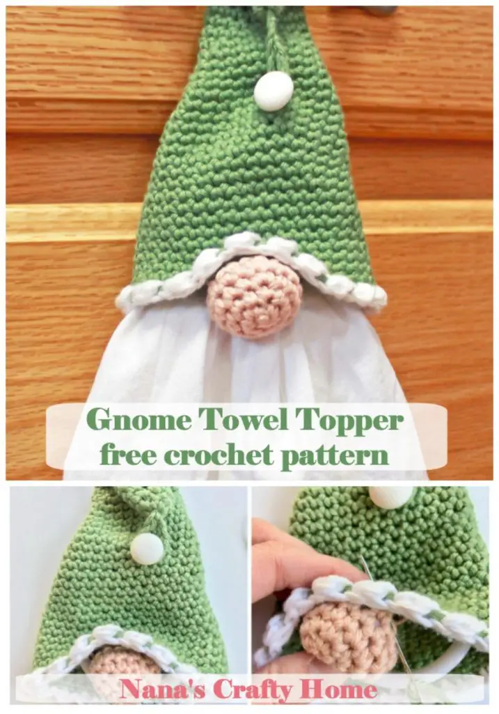Gnome Towel Topper Free Crochet Pattern