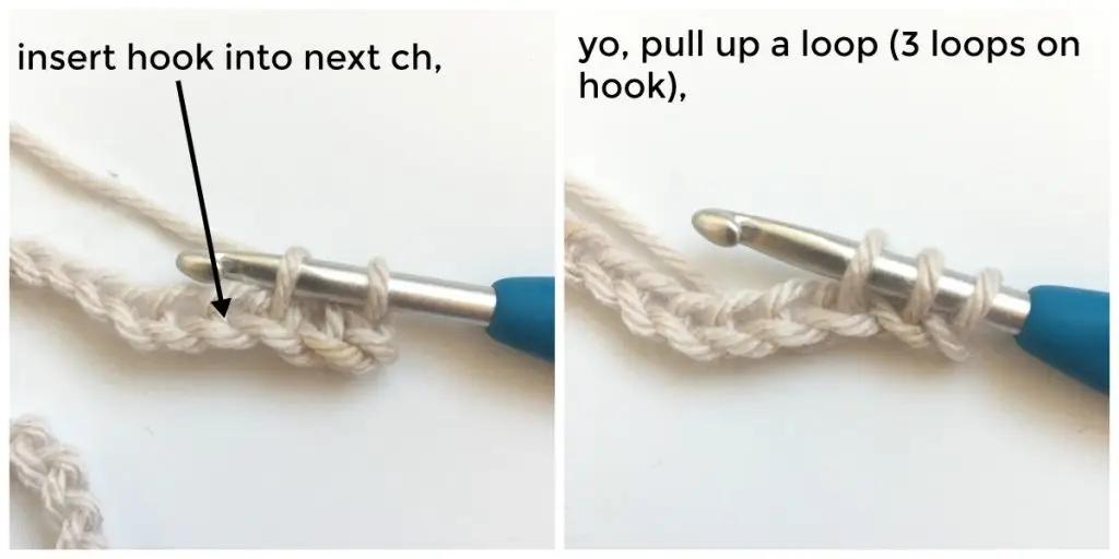 Linked half double crochet (LHDC) stitch tutorial