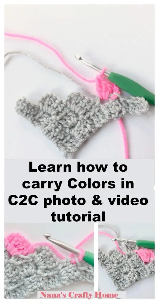 Learn how to Carry Colors in C2C photo video tutorial