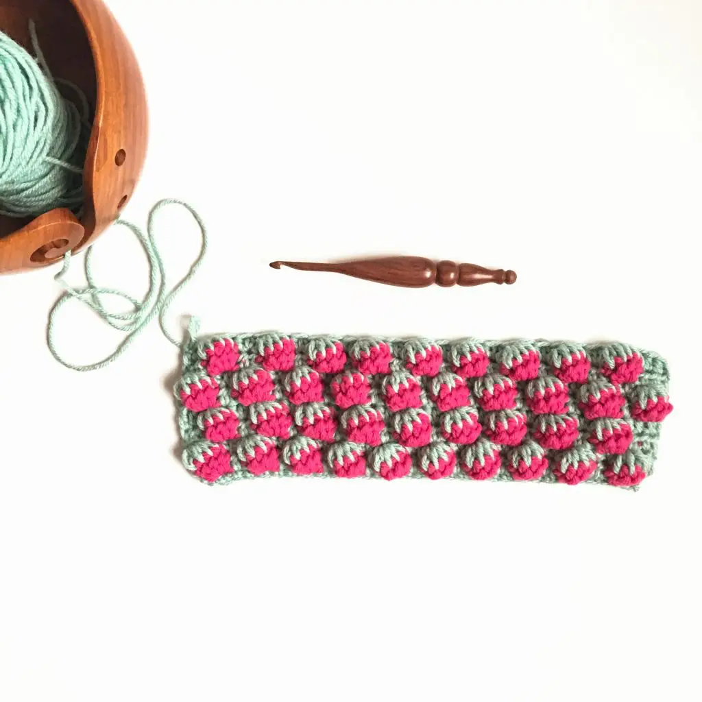 Strawberry Crochet Stitch Tutorial Complete