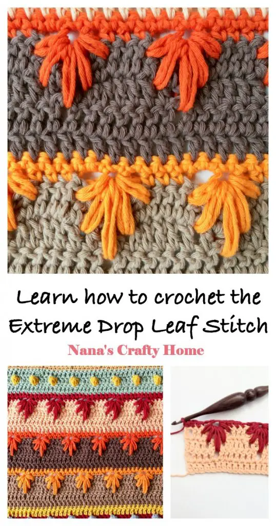 Learn how to crochet the Extreme Drop Leaf Stitch Video Tutorial