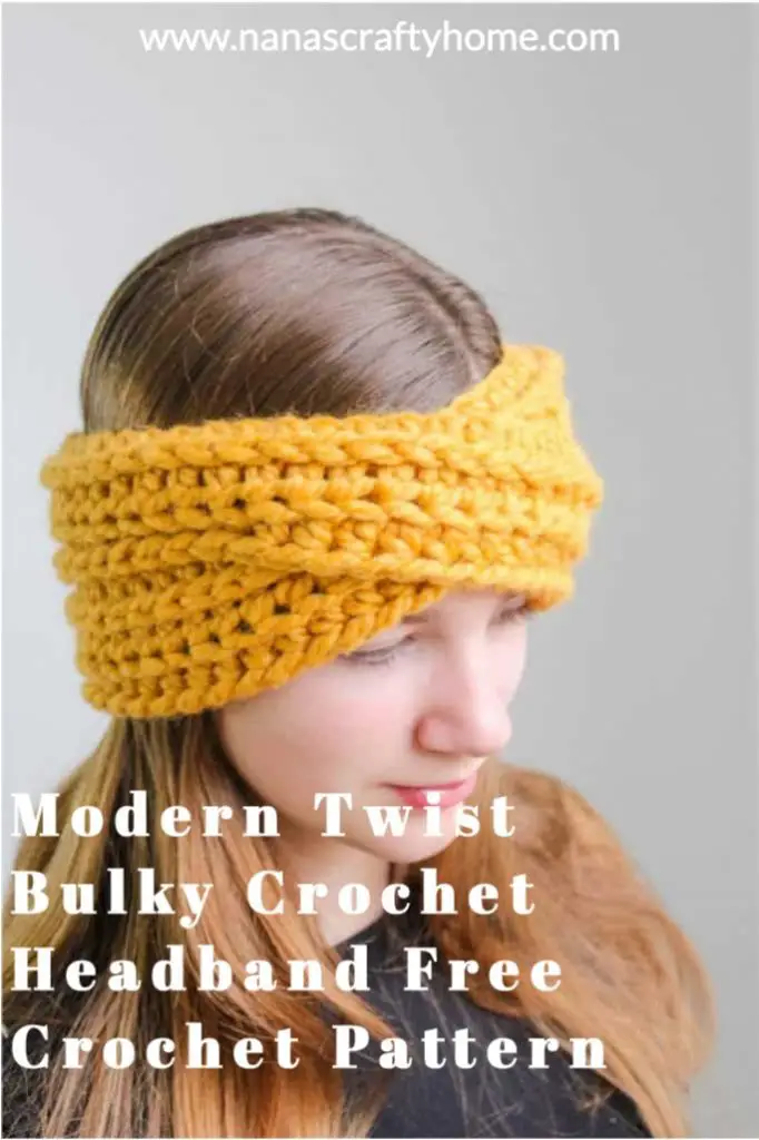 Highland Twist Headband free crochet pattern process 4 process 4 process 4 process 5