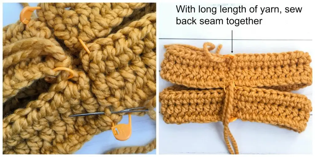 Highland Twist Headband free crochet pattern process 5