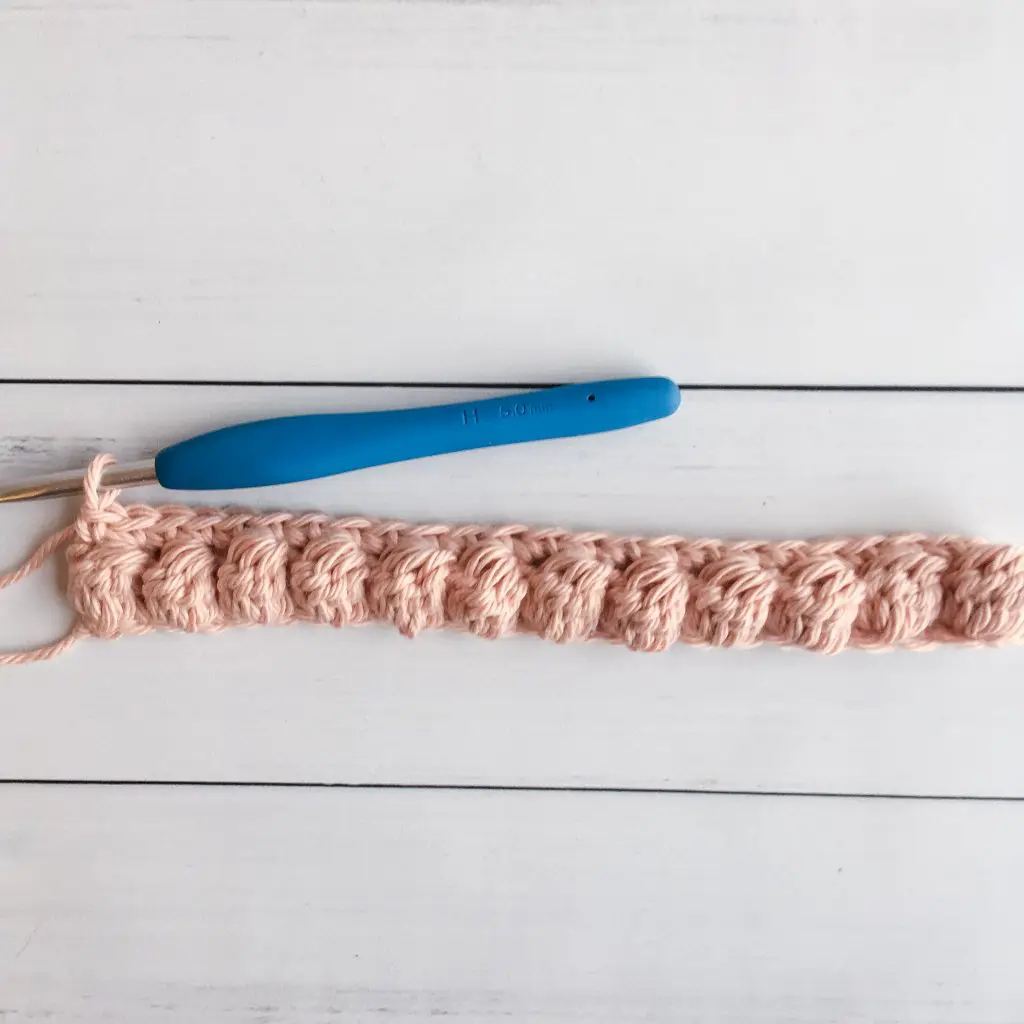 Bobble Crochet Stitch Process 5