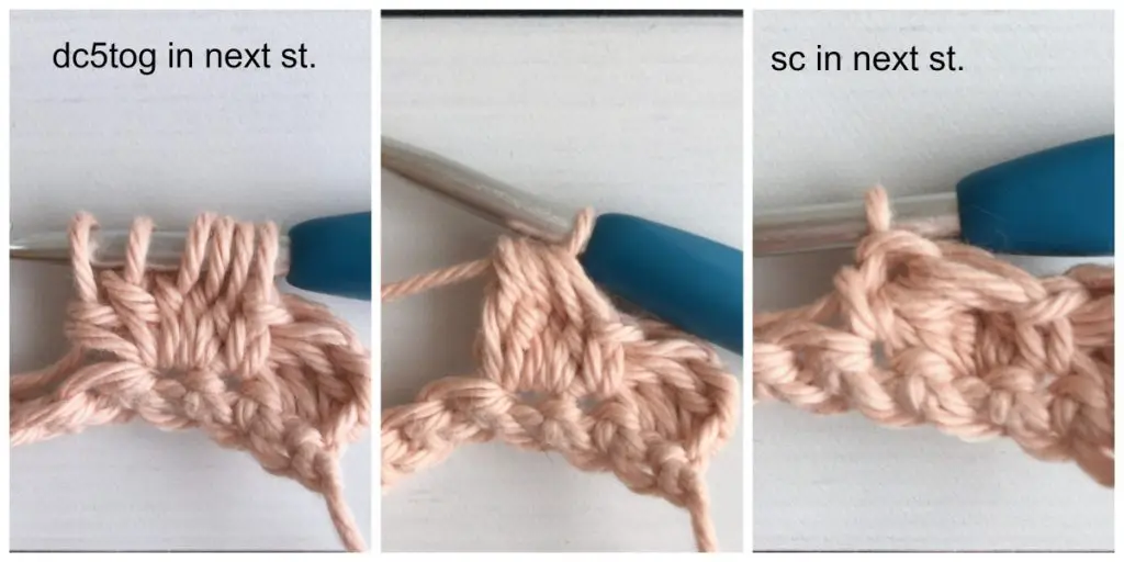 Bobble Crochet Stitch Process 4