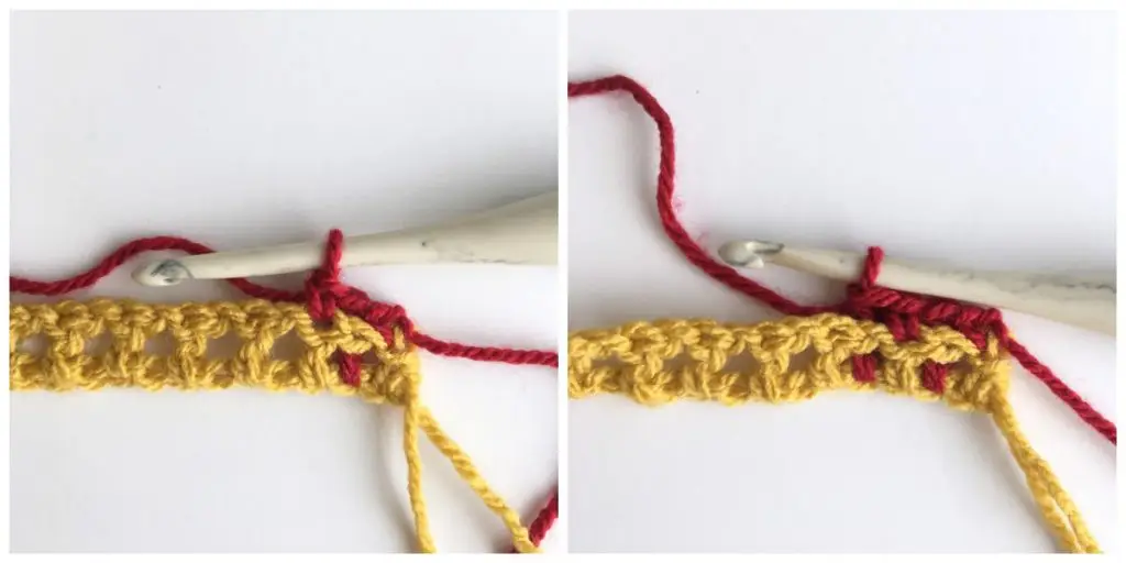 Interlocking Arches Crochet Stitch Process 2