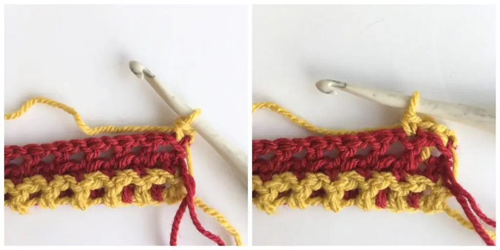 Interlocking Arches Crochet Stitch Process 6