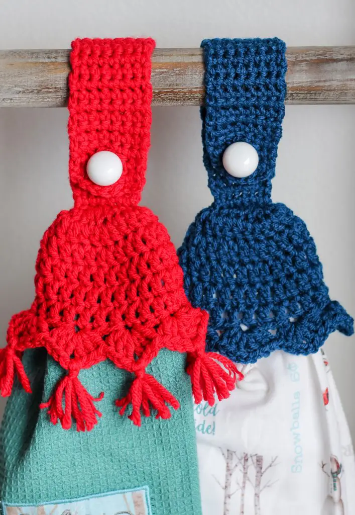 Tasseled Crochet Towel Topper Video Tutorial