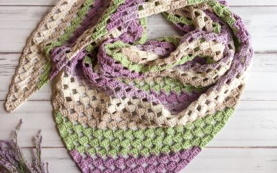 Crochet C2C Scarf free crochet pattern
