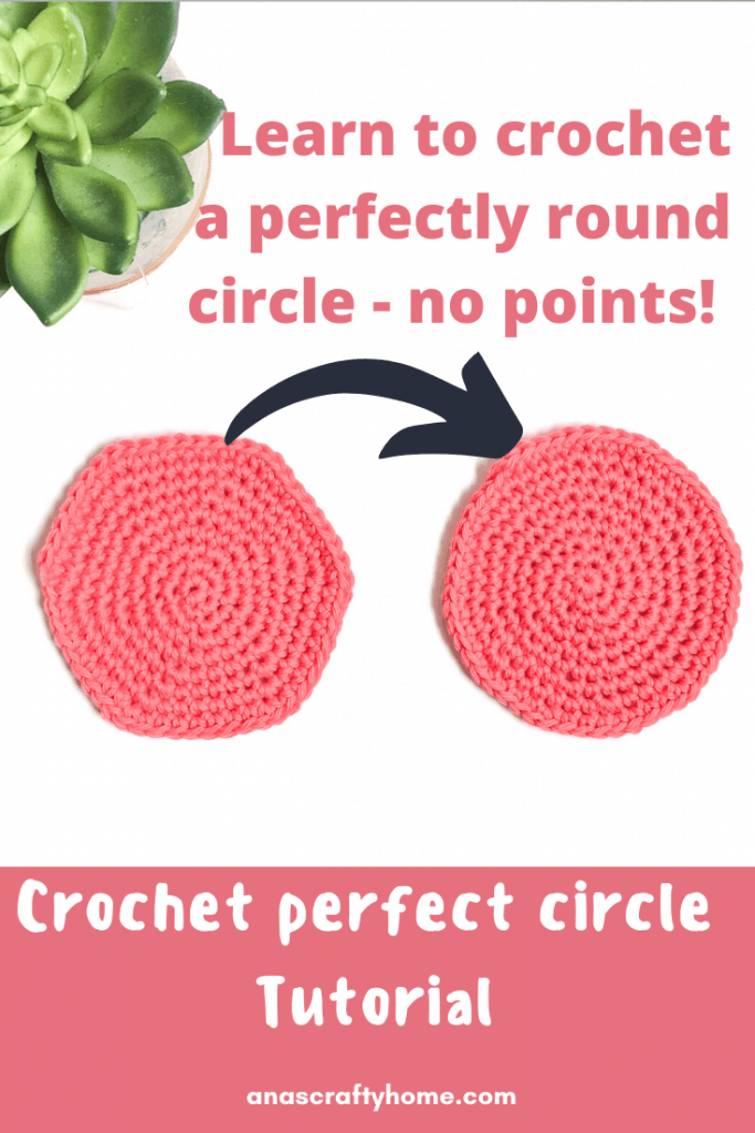 Learn how to crochet a round circle