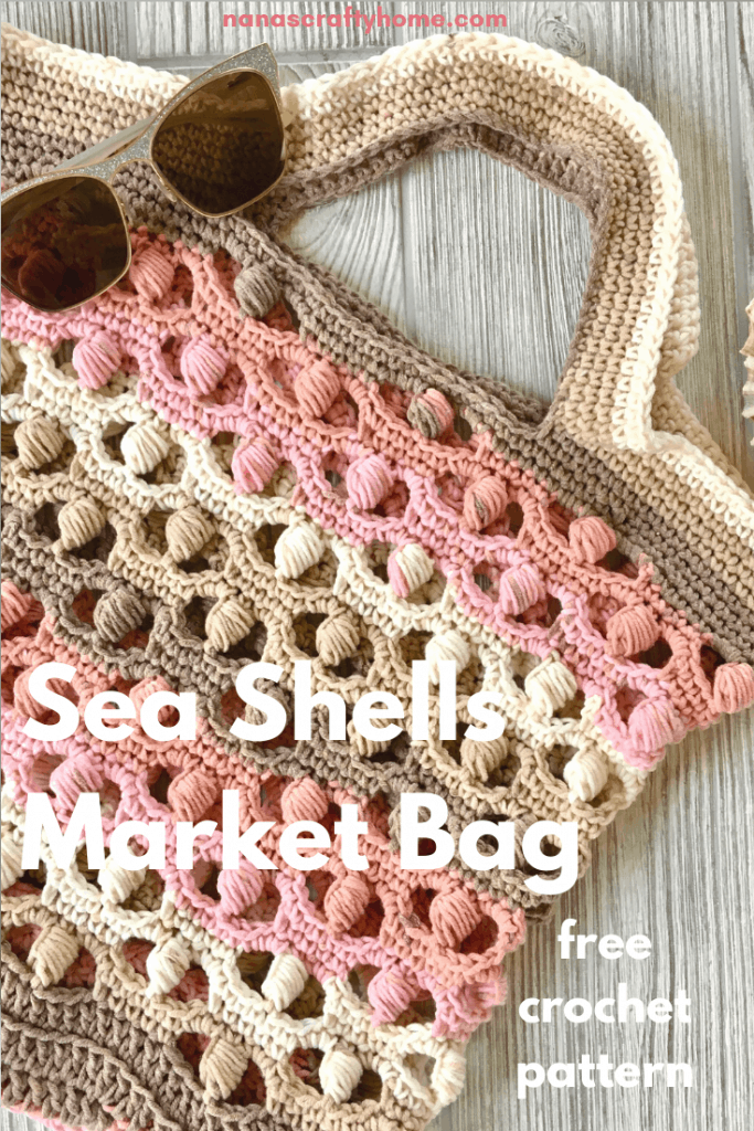 crochet market tote bag free pattern