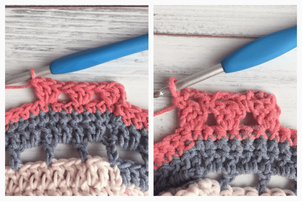 Boho Market Crochet Bag process strap