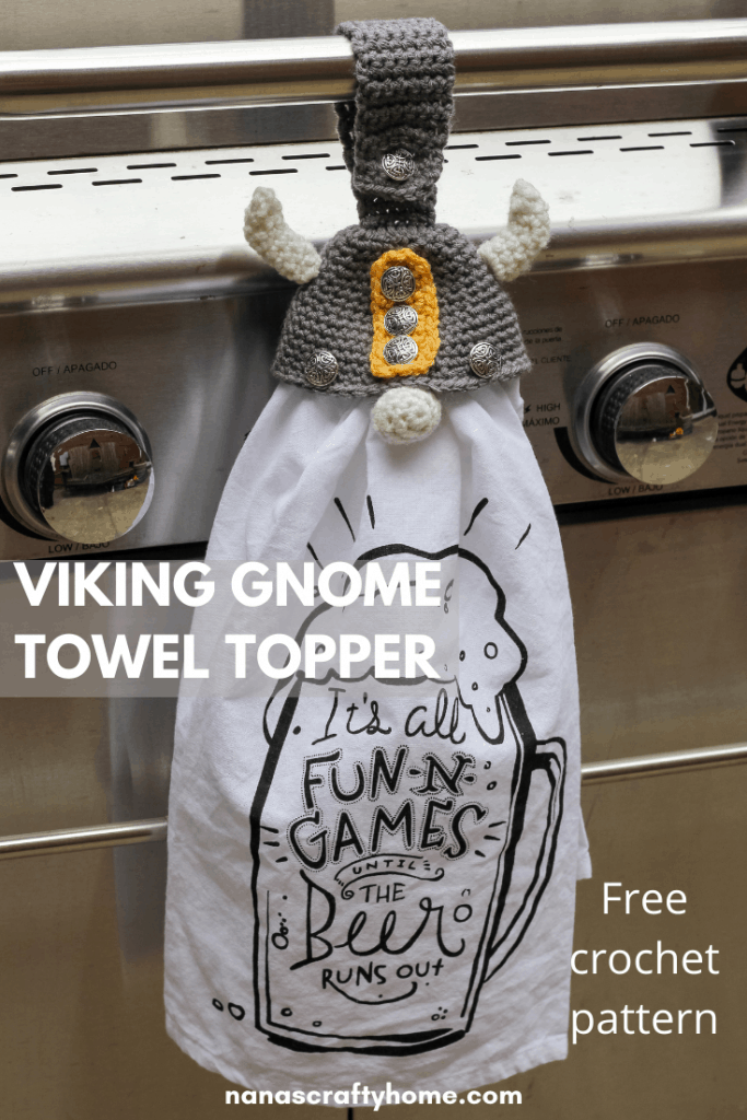 Viking Gnome Towel Topper