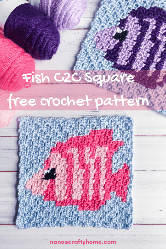 crochet fish c2c graph