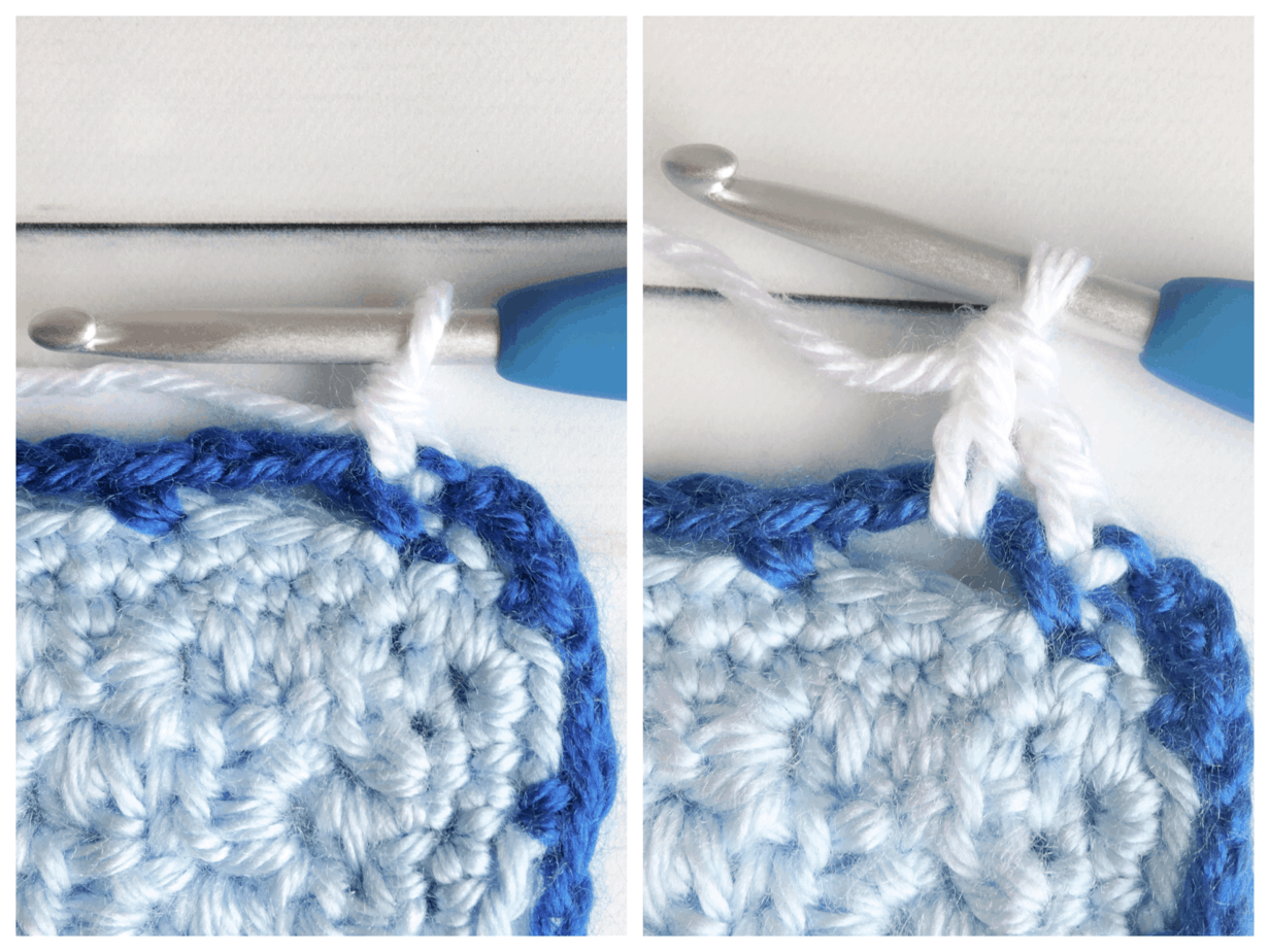 Wave Stitch Crochet Border tutorial