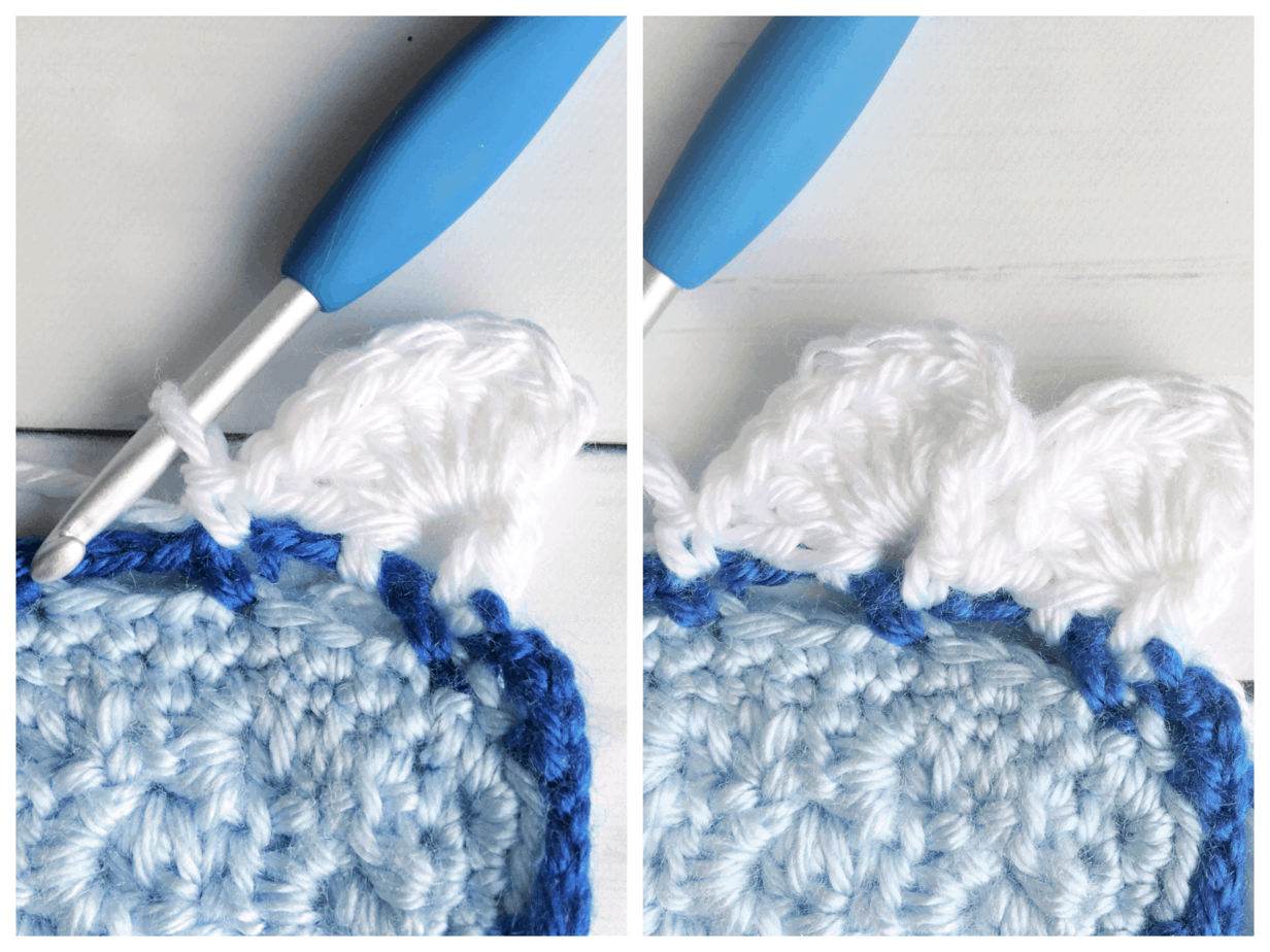Curling Waves Border Crochet Stitch