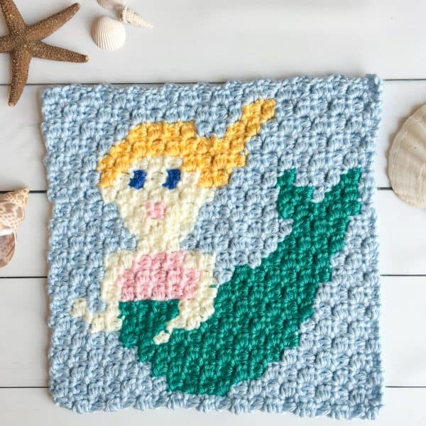 mermaid crochet pattern graph