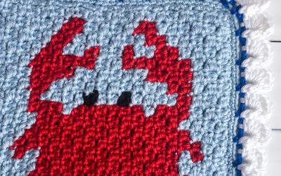 Curling Waves Crochet Border tutorial