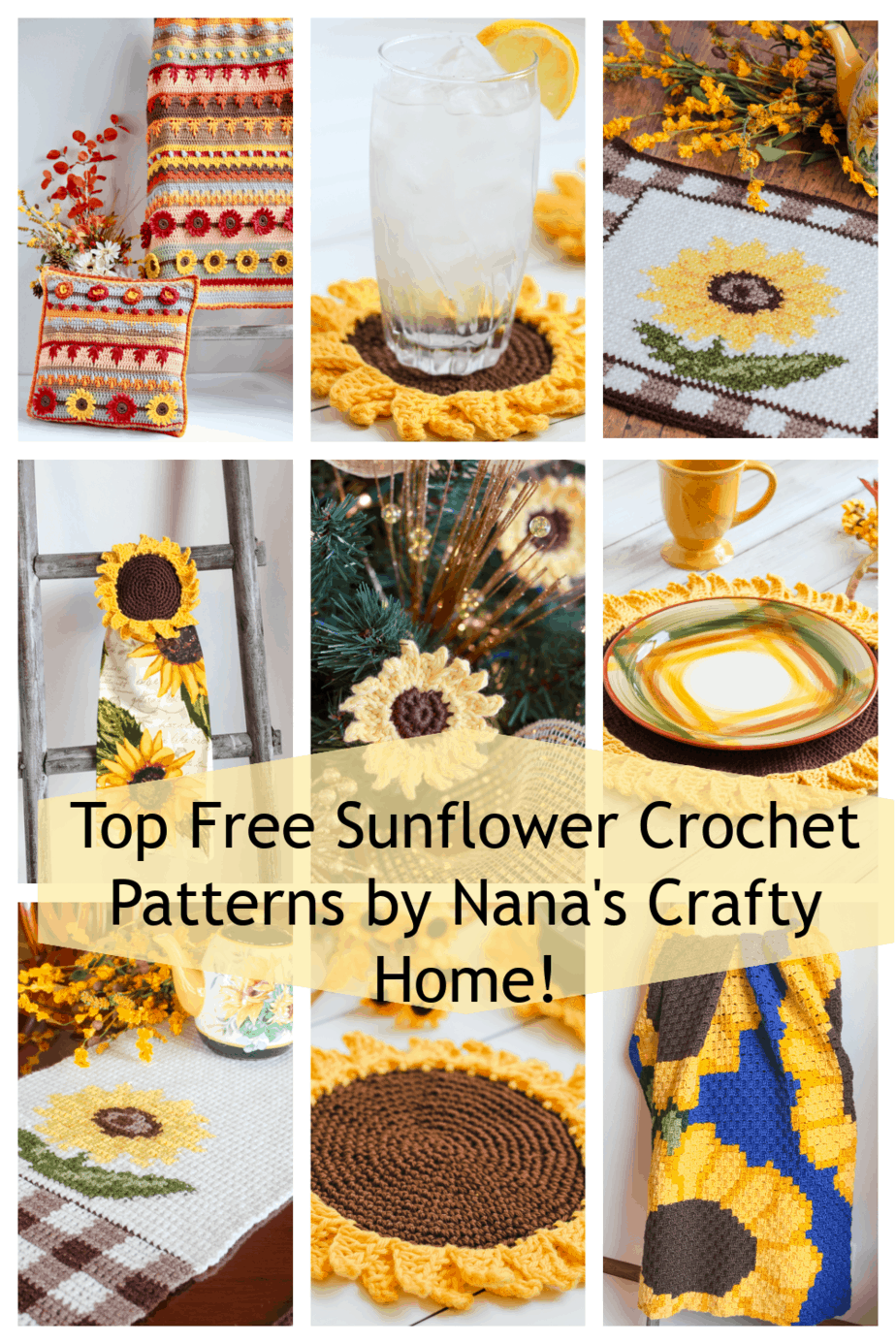 Best sunflower crochet patterns collection
