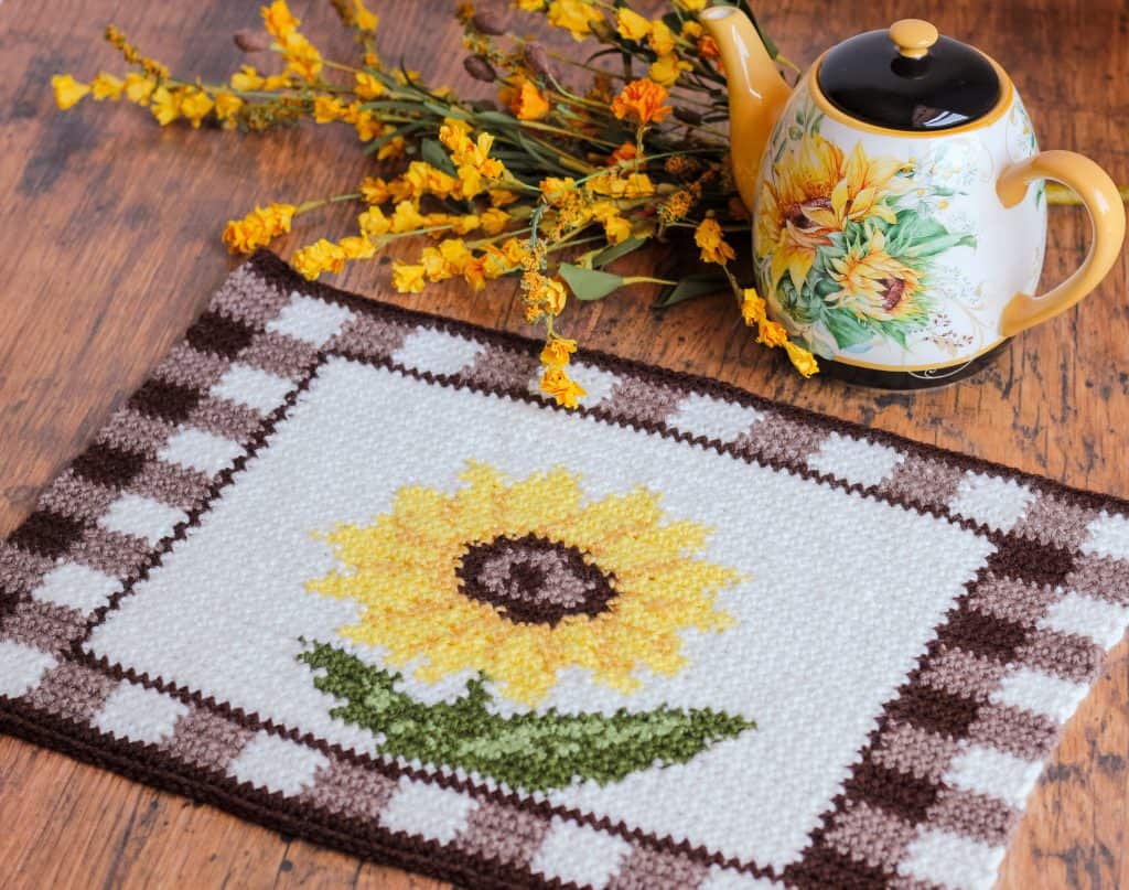 free crochet Sunflower Pattern
