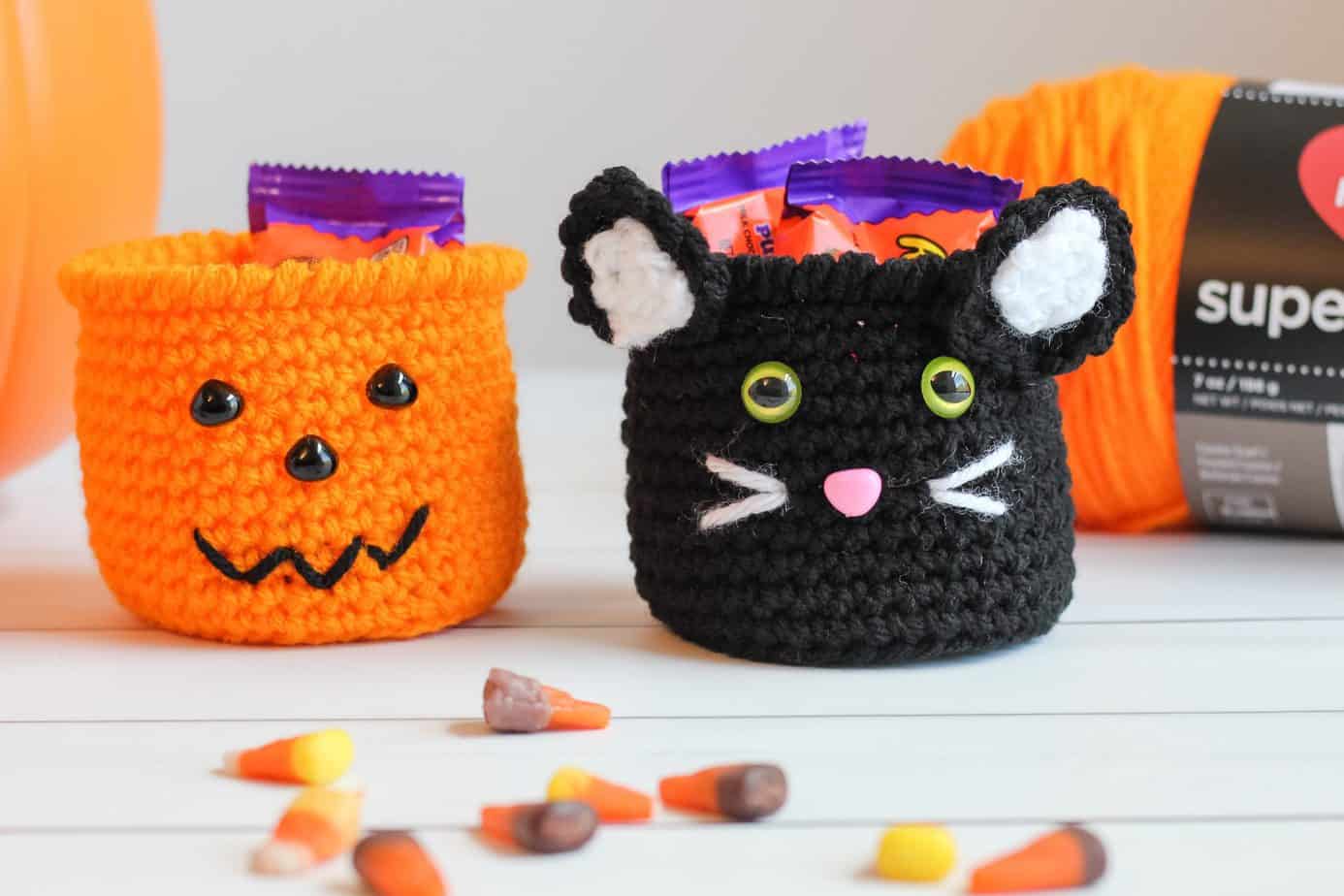 Crochet Black Cat pumpkin patterns
