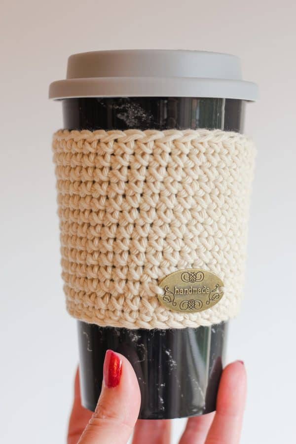 crochet coffee cup cozy pattern