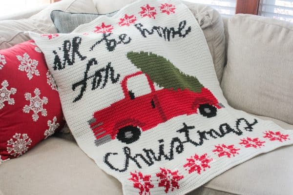 Christmas holiday home decor blanket